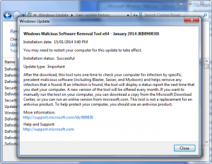 how to use microsoft malicious software removal tool