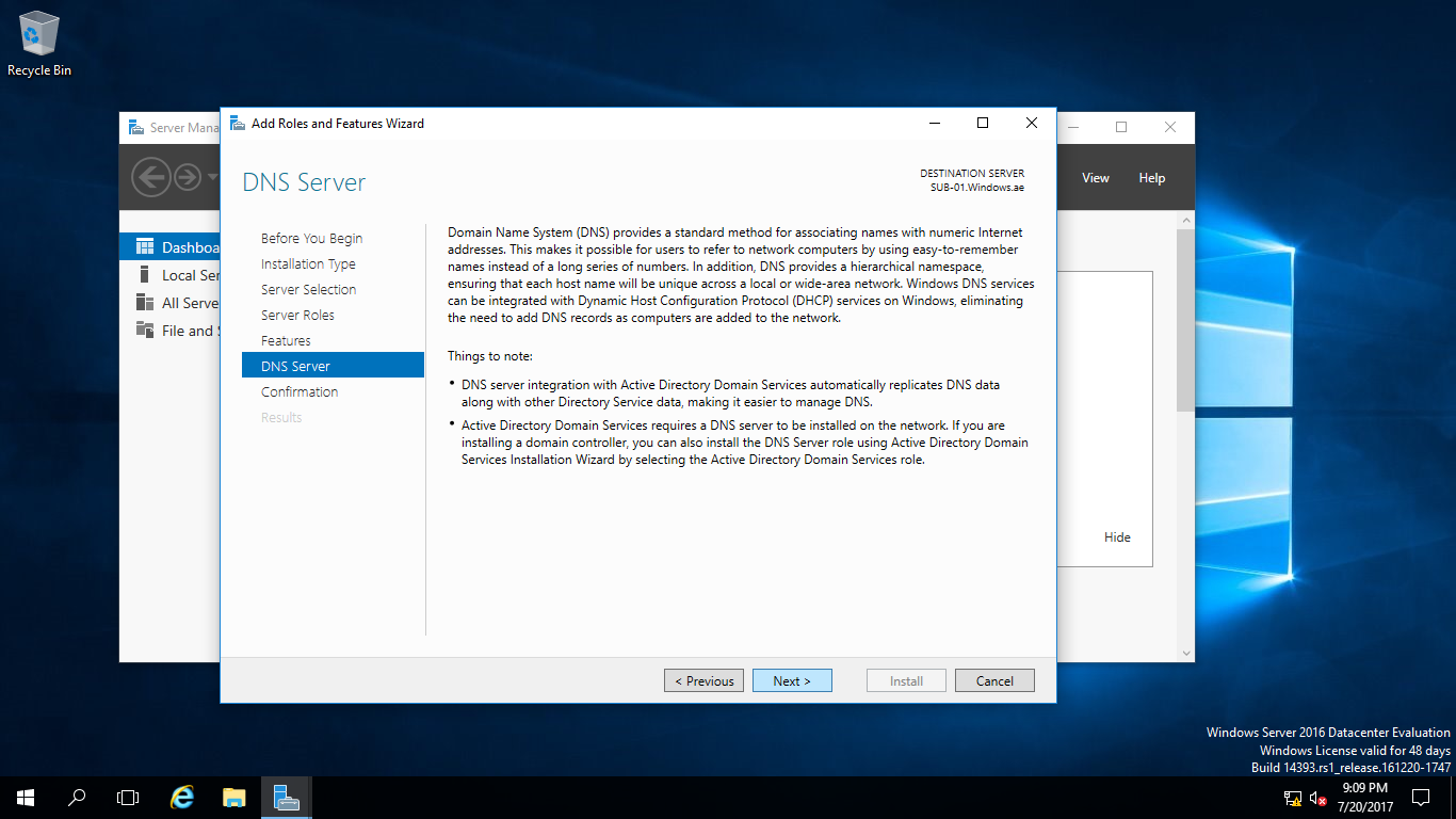 Windows Server 2016 - Configure DNS Zone Transfer