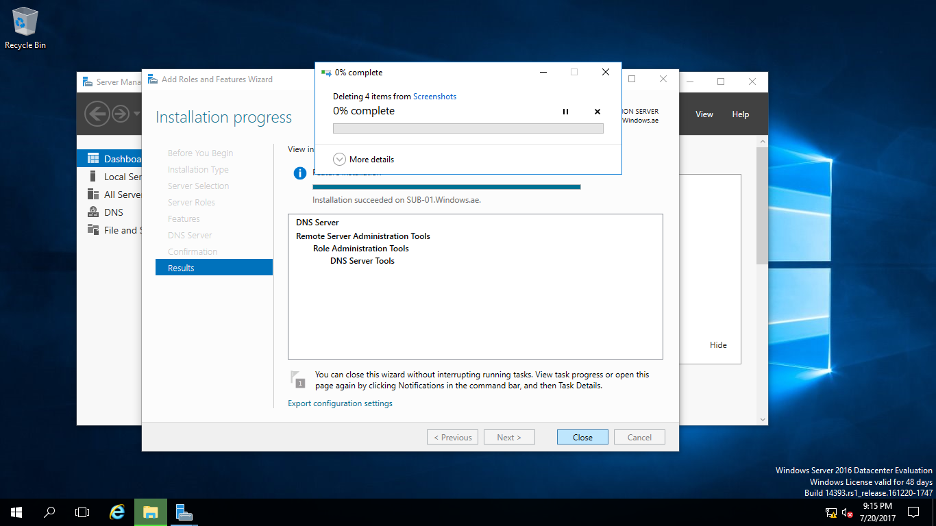 Windows Server 2016 - Configure DNS Zone Transfer