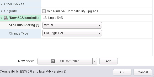 VMware ESX - Shared Disk Between VMs